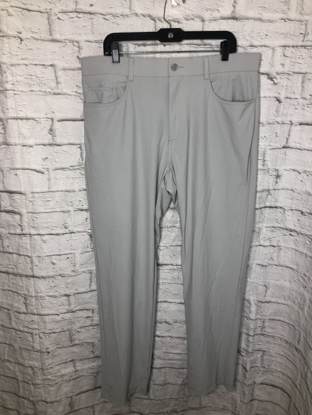 Callaway Men's 38x32 Golf Pants Light Gray CGBSE0T3 High Rise NWT $94